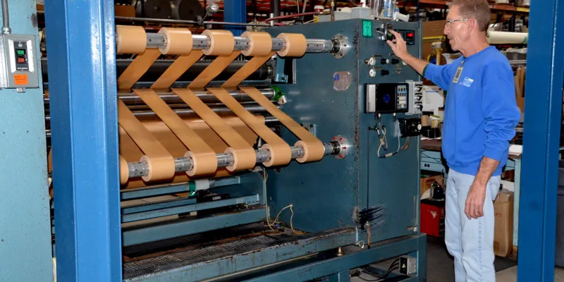 Operating the Slitting Machine