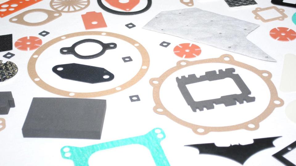 Die Cut Solid Rubber and Die Cut Cork: Trade Names and Materials