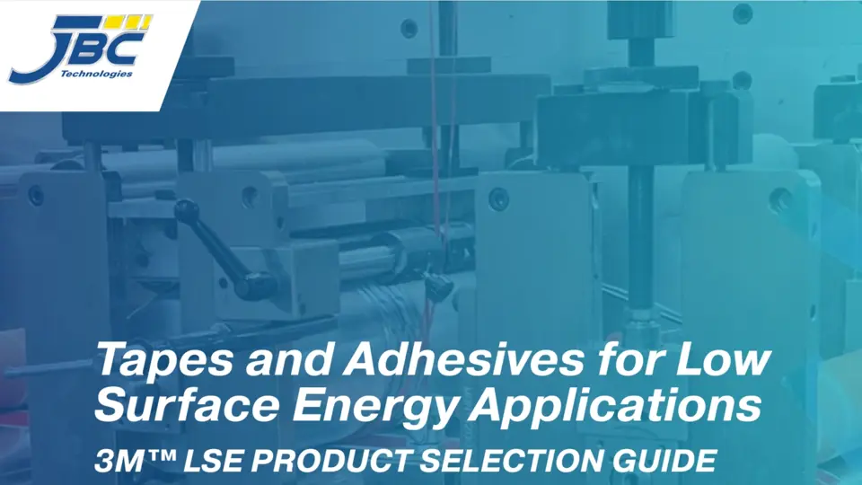 Custom Die-Cut 3M low surface energy (LSE) adhesive tapes