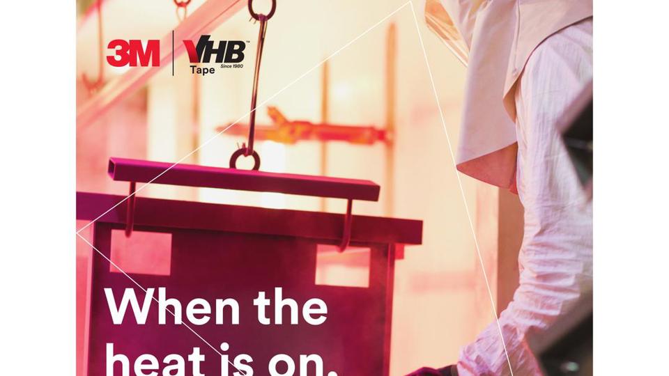 3M High Temperature VHB Acrylic Foam Tapes for High Heat Applications