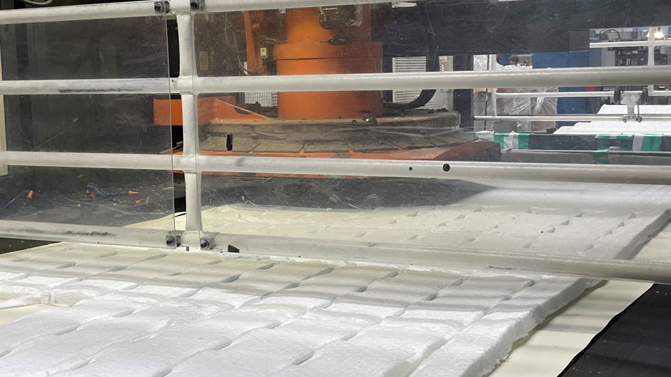 Die cutting of thermal  insulation