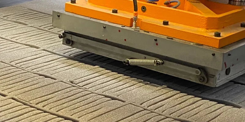 High volume foam die cutting for face shields
