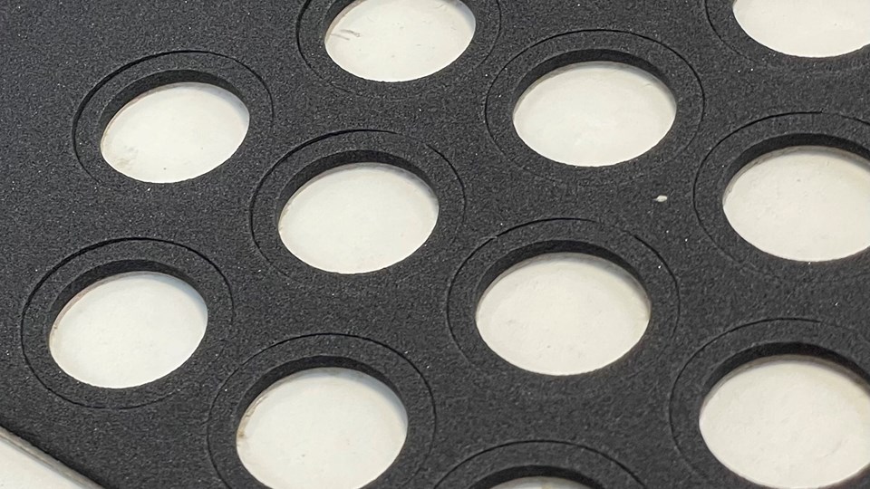 Foam gasket made with compound die-cutting at JBC Technologies