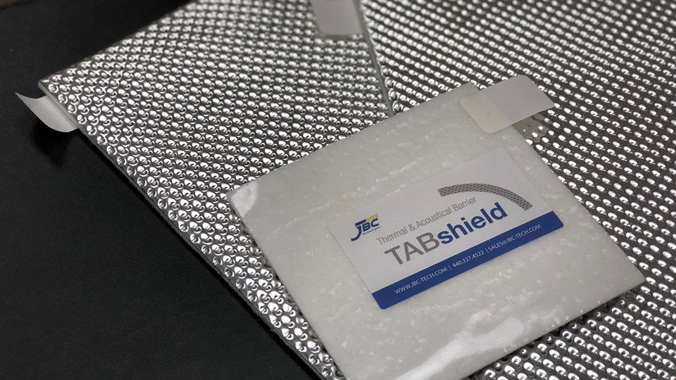 TABshield thermal acoustic lightweight heatshield material