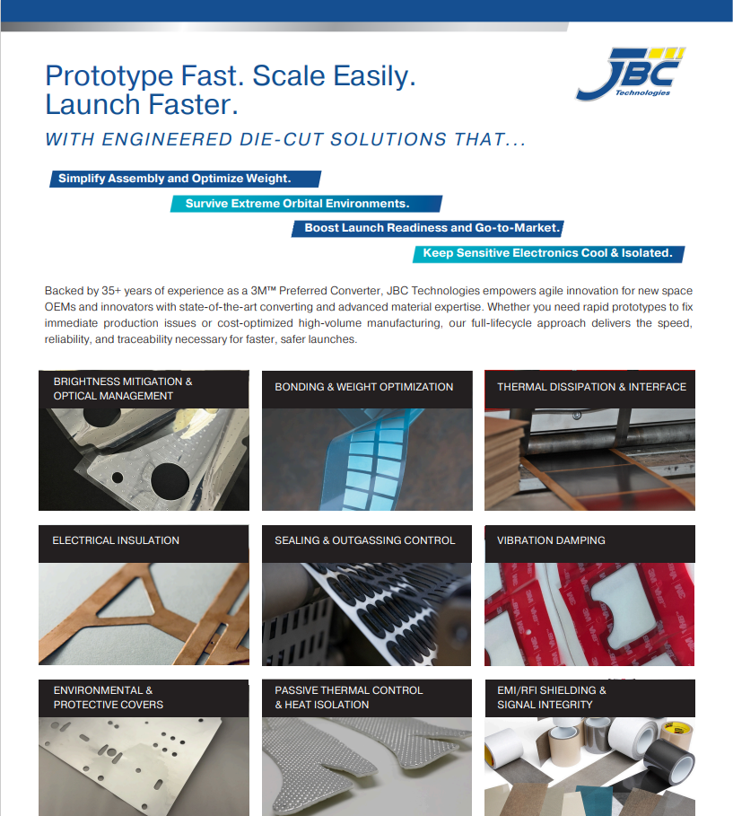JBC Technologies Aerospace Converting Capabilities