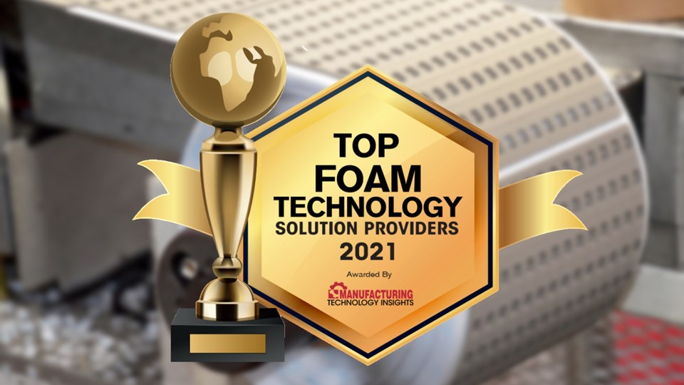 JBC Named a 2021 Top 10 Foam Technology Solutions Provider