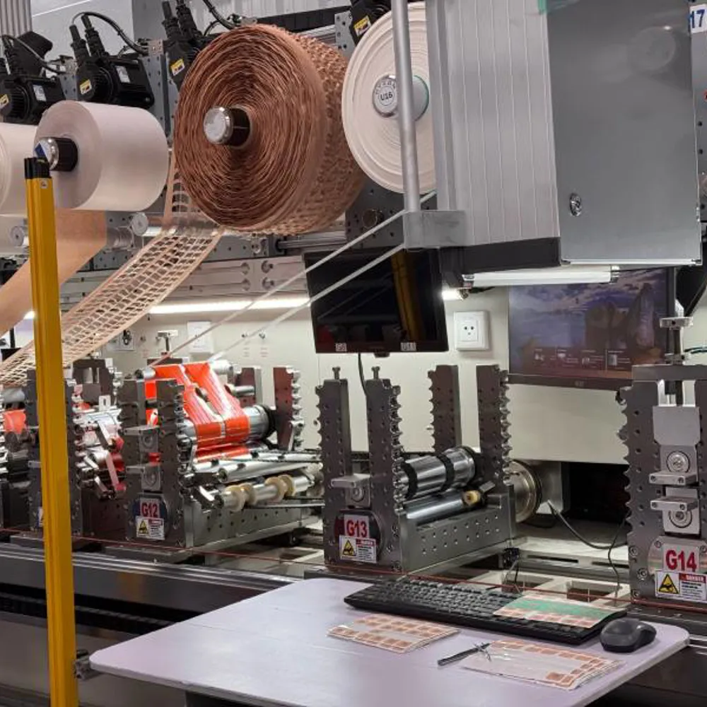 Laminating Process Rack Complex Multi-Layer Laminating Services | Precision Converting