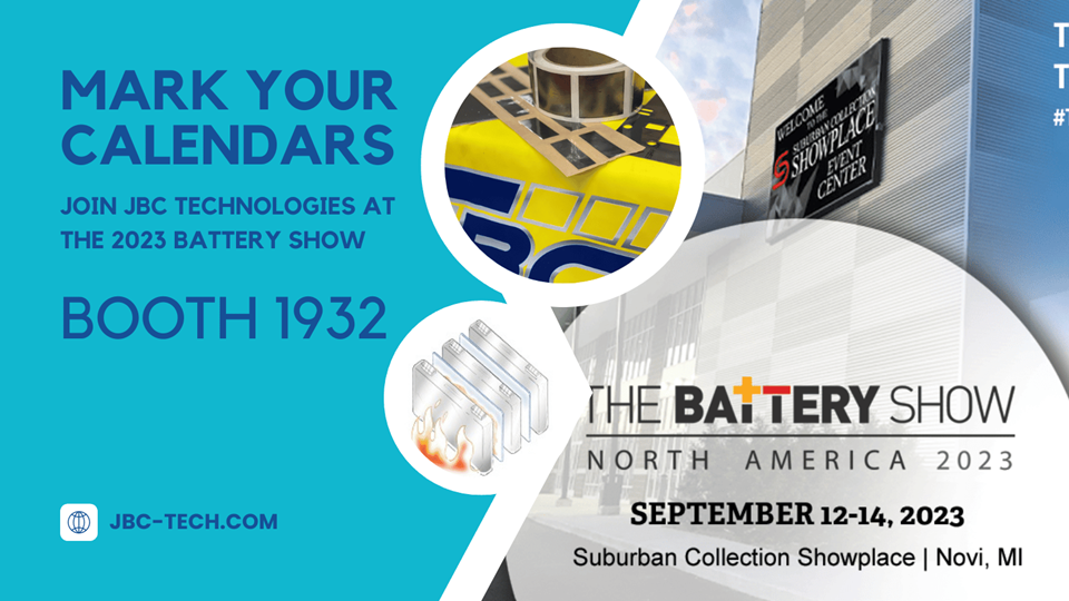 Visit JBC Technologies at the 2023 Battery Show North America