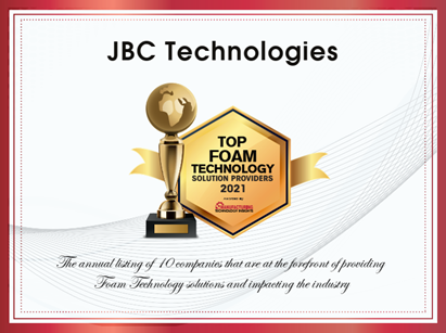 Manufacturing Technology Insights - Top 10 FoamTechnology Solutions Provider 2021 Award