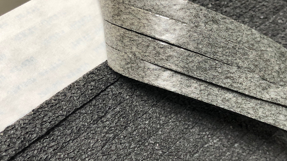 Pressure Sensitive Adhesive Backing on Die-Cut Foam Strips