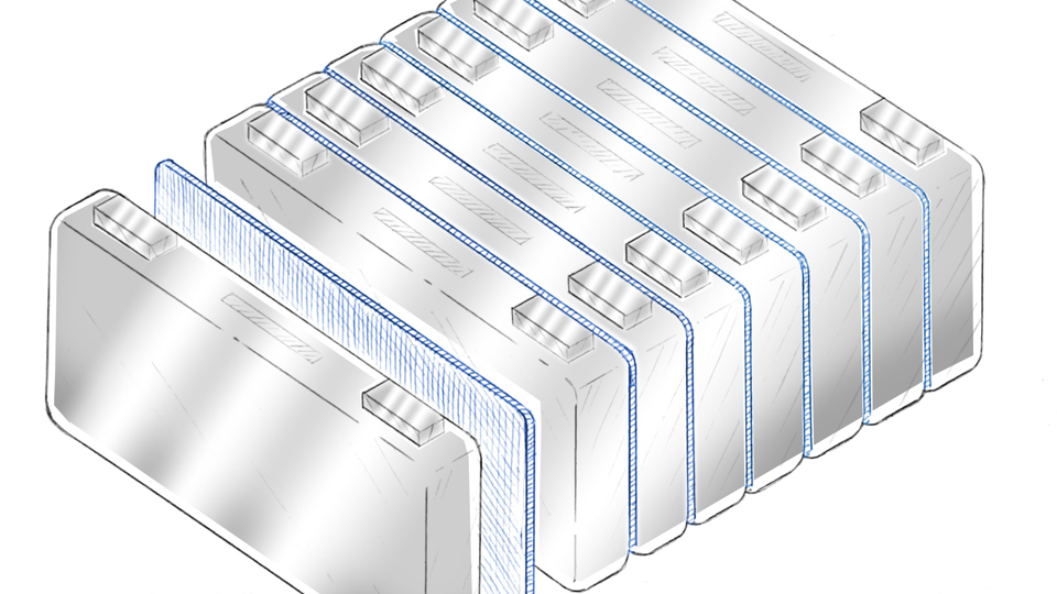 Thermal runaway prevention through die cut specialty materials