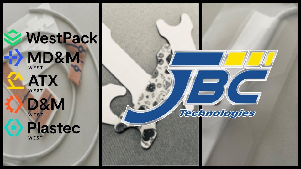 JBC Technologies Logo and IME West Trade Show Names