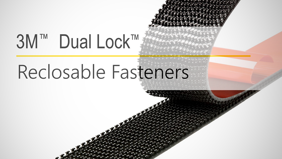 3M Dual Lock™ Rubber Adhesive Hook & Loop Fasteners